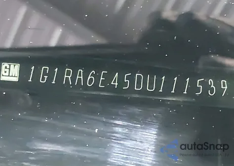 2013 Chevrolet Volt из США, поврежденный, VIN 1G1RA6E45DU111539